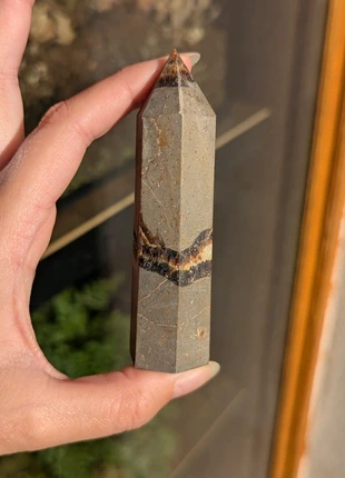 Septaria obélisque tour pierre minéraux lithothérapie minéralogie, état: Très bon état, 10,00 €, 11,20 € Protection acheteurs incluse