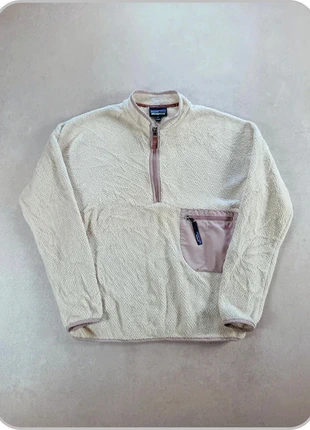 Pull polaire Patagonia Retro Pile Marsupial Pullover 1/4 zip | crème/beige | taille M-L pour femme, marque: Patagonia, état: Bon état, taille: M / 38 / 10, 27,90 €, 30,00 € Protection acheteurs (Pro) incluse