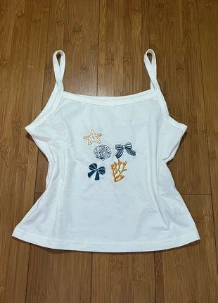 Summer Cami tank top | Beachcore / Coastal Aesthetic | Soft Girl Top, marque: Summer Girl, état: Très bon état, taille: M / 38 / 10, 5,00 €, 5,95 € Protection acheteurs incluse