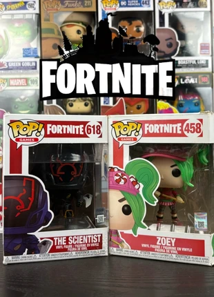 LOT Funkopop - Fortnite - Zoey & The Scientist - 458 & 618 - Satisfaisant, marque: Funko, état: Satisfaisant, taille: Prématuré, jusqu'à 44cm, 6,00 €, 7,00 € Protection acheteurs incluse