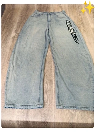 Baggy jnco jean Miss two brodé - 38, condition: Very good, size: M / 38 / 10, €20.00, €21.70 includes Buyer Protection