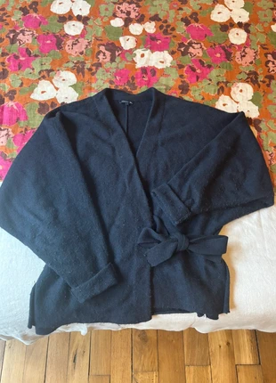💙 Gilet kimono – marque sœur – Taille 3 – 100% laine mérinos bleu marine, marca: soeur, estado: Muito bom, tamanho: L / 40 / 12, €69.00, €73.15 inclui Proteção do Comprador