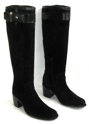 Free Lance Bottes cavalière talons cuir noir daim et lisse 37 excellent état, marca: FREE LANCE, estado: Muito bom, tamanho: 37, €169.00, €178.15 inclui Proteção do Comprador