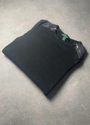 Pull léger avec zips sur les épaules Lauren Ralph Lauren noir - Taille M, marque: Lauren Ralph Lauren, état: Très bon état, taille: M / 38 / 10, 14,99 €, 16,44 € Protection acheteurs incluse