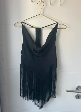 Top mit Fransen, marque: NA-KD, état: Très bon état, taille: M / 38 / 10, 5,00 €, 5,95 € Protection acheteurs incluse