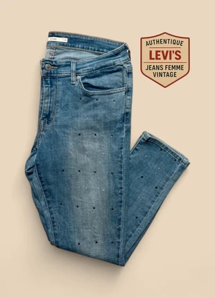 Jean Levi’s® Authentique femme slim bleu clair taille FR 40/42 (W31 L32) bon état 1088, marca: Levi's, estado: Bom, tamanho: XL / 42 / 14, €11.00, €12.25 inclui Proteção do Comprador Pro