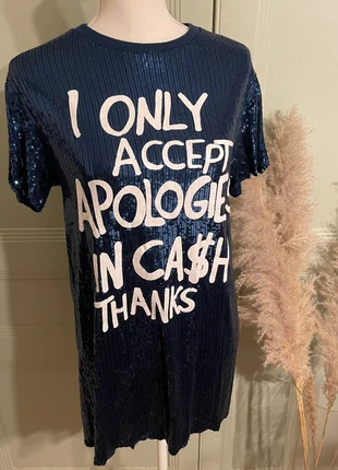 Robe teeshirt à sequins - Taille M - Pièce festive, marca: Zara Trafaluc, estado: Muito bom, tamanho: M / 38 / 10, €8.90, €10.05 inclui Proteção do Comprador