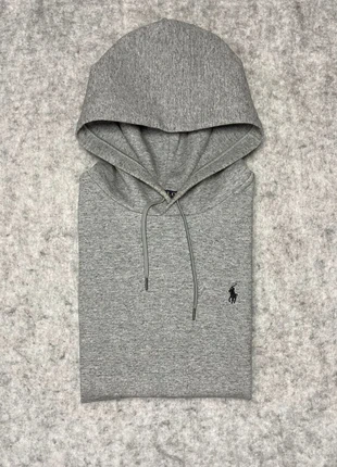 Pull à capuche Ralph Lauren gris/noir logo brodé noir - M, brand: Ralph Lauren, condition: Very good, size: M, €59.90, €63.60 includes Buyer Protection