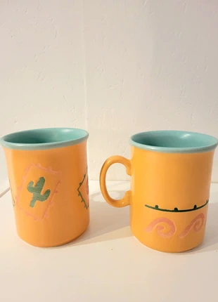 Duo de tasse anglaise coloré pop, marque: just mugs, état: Très bon état, 15,00 €, 16,45 € Protection acheteurs incluse