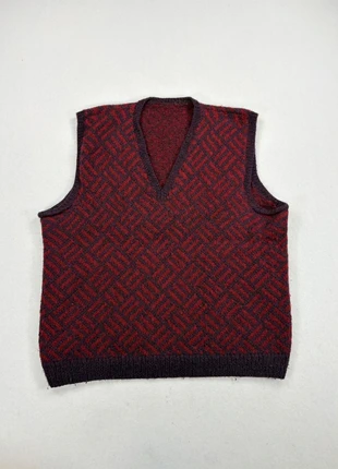 Cardigan Sans Manches Vintage Y2K En Laine Motif Géométrique – Taille L, brand: Vintage Dressing, condition: Very good, size: L, €24.90, €26.85 includes Buyer Protection Pro