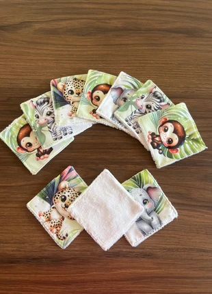 10 carrés cotons lavables démaquillants réutilisables, brand: Fait Main, condition: New with tags, €9.50, €10.68 includes Buyer Protection Pro