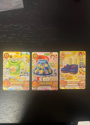 Lot de 3 cartes Aikatsu, marca: Bandai, estado: Muito bom, €5.00, €5.95 inclui Proteção do Comprador