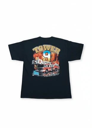 t-shirt vintage tower 9 fire dept new city, ny - taille xxl, marque: Vintage Dressing, état: Bon état, taille: XXL, 9,99 €, 11,19 € Protection acheteurs incluse