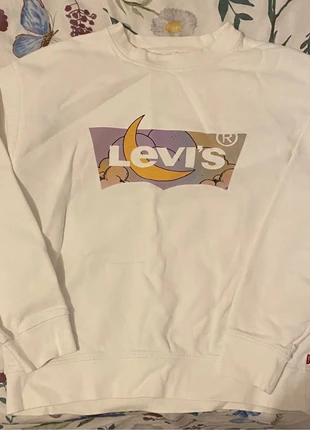 Levi’s White Hoodie Taglia S , felpa levis , scritte, disegni, brand: Levi's, condizioni: Ottime, taglia: S / IT 40 / EU 36, €16.00, €17.50 include la Protezione acquisti