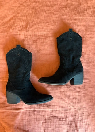 Santiags Noires, marca: CHC-Shoes, estado: Muito bom, tamanho: 38, €20.00, €21.70 inclui Proteção do Comprador