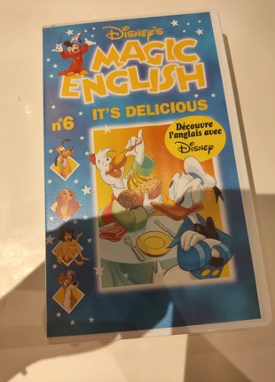 VHS Disney's Magic English n°6 - It's delicious Apprendre l'Anglais / Nourriture, zustand: Sehr gut, 6,50 €, 7,53 € inklusive Vinted-Käuferschutz