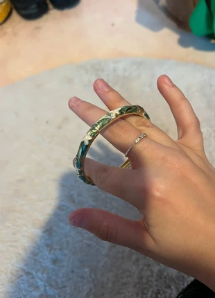 bracelet jonc vert vintage, marque: Vintage Dressing, état: Neuf sans étiquette, 12,00 €, 13,30 € Protection acheteurs incluse