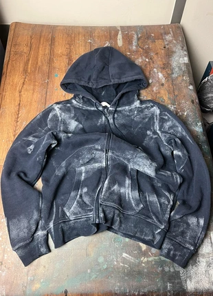 Sweater zip Opium y2k style emo, marca: Opium, estado: Bom, tamanho: S, €26.00, €28.00 inclui Proteção do Comprador