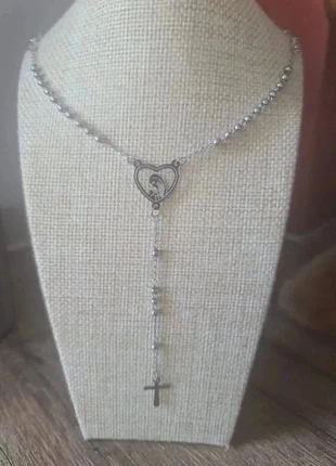 Collier Chaine Pendentif Argent Croix Religieuse Chretien catholique Chapelet, brand: Chapelet, condition: Very good, €7.97, €9.07 includes Buyer Protection