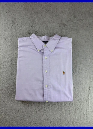 Chemise Ralph Lauren Classic Fit Homme Lavande Taille 17 1/2 (XL), marca: Ralph Lauren, estado: Muito bom, tamanho: XL, €22.00, €23.80 inclui Proteção do Comprador