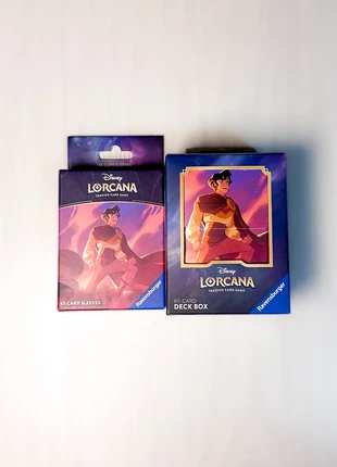 Lot Disney Lorcana TCG Ravensburger - Deck Box (Aladdin) + 1 Sleeves (Aladdin), marca: Ravensburger, estado: Nuevo, 13,00 €, 14,35 € Protección al comprador Pro incluida