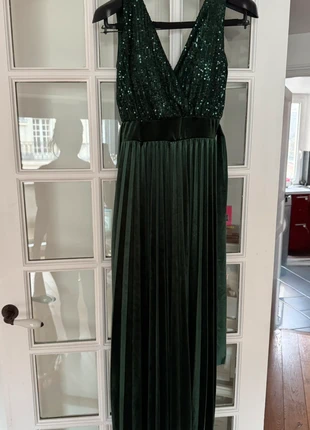 Vestido largo de terciopelo Akiba Collection, brand: akiba collection, condition: New with tags, size: One size, €16.00, €17.50 includes Buyer Protection