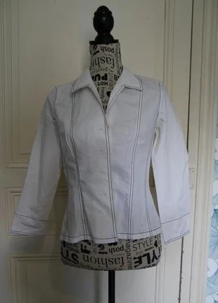 Chemise blanche Gérard Darel 40, brand: Gerard Darel, condition: Very good, size: L / 40 / 12, €15.00, €16.45 includes Buyer Protection