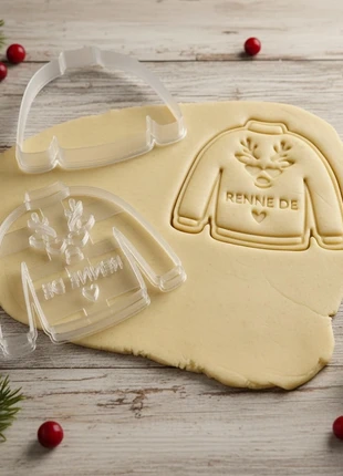 Emporte-pièce pull de Noël gourmand, marque: littlecookie, état: Neuf sans étiquette, 7,50 €, 8,58 € Protection acheteurs (Pro) incluse