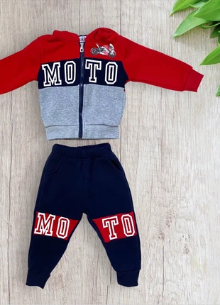 Ensemble jogging bébé garçon R&P 1 an moto, brand: RP, condizioni: Ottime, taglia: 9-12 mesi / 74 cm, €3.00, €3.85 include la Protezione acquisti