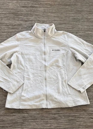 Polaire zippée Columbia blanc - XL Femme, marque: Colombia, état: Très bon état, taille: XL / 42 / 14, 18,00 €, 19,60 € Protection acheteurs incluse