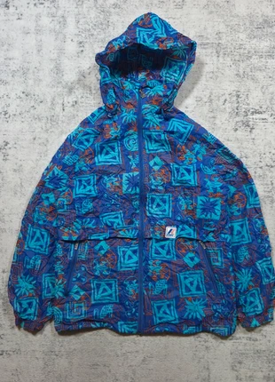 💙 Veste K-Way Vintage Années 80/90 Imprimé Bleu Orange Pliable Banane Taille S, brand: K-Way, condition: Very good, size: S / 36 / 8, €94.95, €100.40 includes Buyer Protection Pro