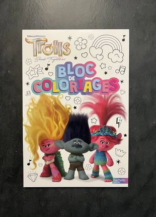 Bloc de coloriages - Trolls, staat: Nieuw met prijskaartje, € 3,00, € 3,85 inclusief Kopersbescherming Pro