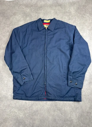 Veste harrington workwear bleu marine vintage taille L homme - JAC0685, marca: WORKWEAR, estado: Bom, tamanho: L, €18.00, €19.60 inclui Proteção do Comprador Pro