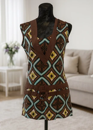 Superbe haut Cache Cache – Style rétro chic – Taille 4 taille 42 – Excellent état, marca: Cache Cache, estado: Muy bueno, tamaño: XL / 42 / 14, 11,95 €, 13,25 € Protección al comprador incluida