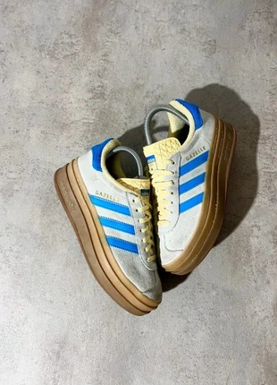 Chaussures Adidas Gazelle bold | Gris et Bleu | Taille 36, marke: Gazelle, zustand: Sehr gut, größe: 36, 69,00 €, 73,15 € inklusive Vinted-Käuferschutz