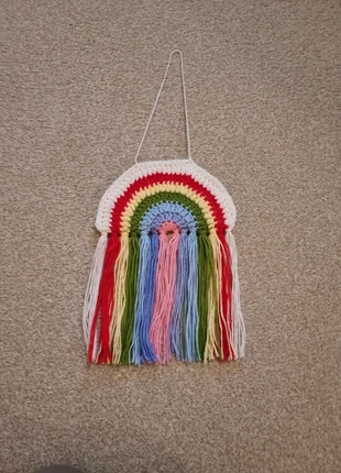 Handmade Crochet Rainbow Dream Catcher 🌈, brand: beautiful baby blankets, condition: New with tags, £3.99, £4.61 includes Buyer Protection