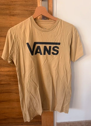 T-shirt Vans Classic Fit beige logo noir – taille M, brand: Vans, condizioni: Buone, taglia: M, €4.00, €4.90 include la Protezione acquisti