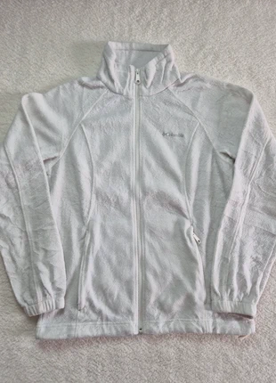 Veste Polaire Columbia Femme - Montagne - Hiver - Blanc - Outdoor - Logo Brodé - Taille M, brand: Columbia, condition: Very good, size: M / 38 / 10, €18.00, €19.60 includes Buyer Protection