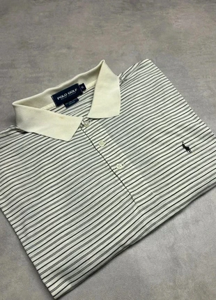 Polo Ralph Lauren blanc a rayure avec logo brodé noir - Vintage Année 2000 - Xl Homme, marque: Ralph Lauren, état: Très bon état, taille: XL, 19,90 €, 21,60 € Protection acheteurs (Pro) incluse