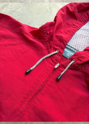 Y2k Aesthetics red hooded anorak windbreaker skate, marque: Aesthetics, état: Bon état, taille: L, 37,00 €, 39,55 € Protection acheteurs incluse