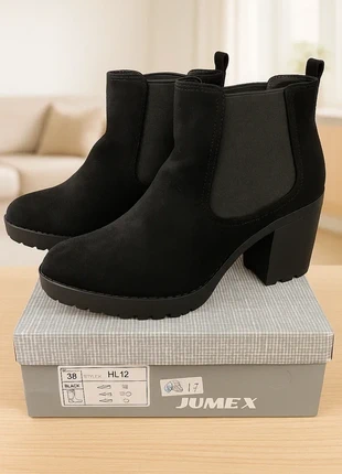 Bottines noires à talon Jumex – Pointure 38, merk: Jumex, staat: Nieuw zonder prijskaartje, maat: 38, € 22,95, € 24,80 inclusief Kopersbescherming
