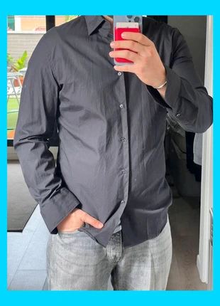 Camisa negra mango hombre slim, marque: Mango, état: Très bon état, taille: M, 12,95 €, 14,30 € Protection acheteurs incluse