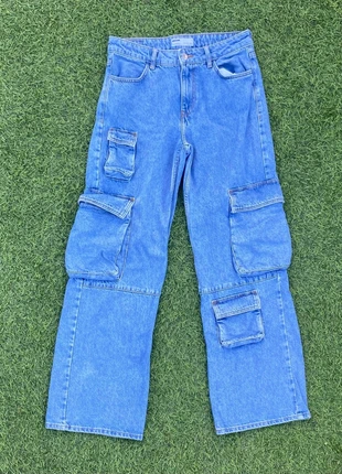 Vintage Baggy Cargo Jeans, marca: Vintage Dressing, estado: Novo sem etiquetas, tamanho: XS / 34 / 6, €8.50, €9.63 inclui Proteção do Comprador