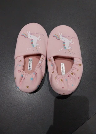 Chausson licorne, marque: Intextenso, état: Neuf sans étiquette, taille: 34, 8,00 €, 9,10 € Protection acheteurs incluse