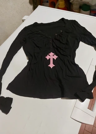 Super Sexy🖤t shirt #Y2K maglia scollo a V cross goth Style retro Sleveless Silvian Heach, marque: vintage bu Silvian Heach, état: Très bon état, taille: S / 36 / 8, 19,99 €, 21,69 € Protection acheteurs incluse