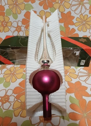 Vintage glazen piek in fuchsia met zilver, marque: Vintage, état: Bon état, 3,99 €, 4,89 € Protection acheteurs incluse