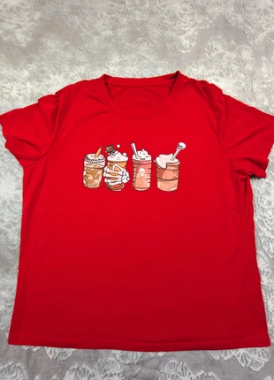 👕 T-shirt rouge motif boissons squelettes- Taille L estimé- bon etat, marca: Shein, estado: Bueno, tamaño: L / 40 / 12, 1,50 €, 2,28 € Protección al comprador incluida