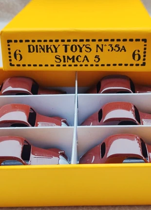 Dinky Toys Atlas _ Coffret Simca 5 _ 6x couleur brun _ Très rare !, marca: Dinky Toys Atlas, estado: Novo sem etiquetas, tamanho: Tamanho único, €29.95, €32.15 inclui Proteção do Comprador