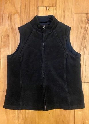 Vintage NEXT Black Fleece Gilet - Cosy Zip-Up Vest – Size 18 (Fits 14), brand: Next, condition: Very good, size: XL / 14, £15.00, £16.45 includes Buyer Protection