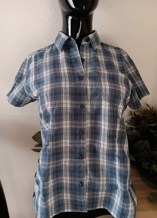 Chemise bleue randonnée carreaux Regatta taille M/38 femme, brand: Regatta, condition: Very good, size: M / 38 / 10, €13.95, €15.35 includes Buyer Protection